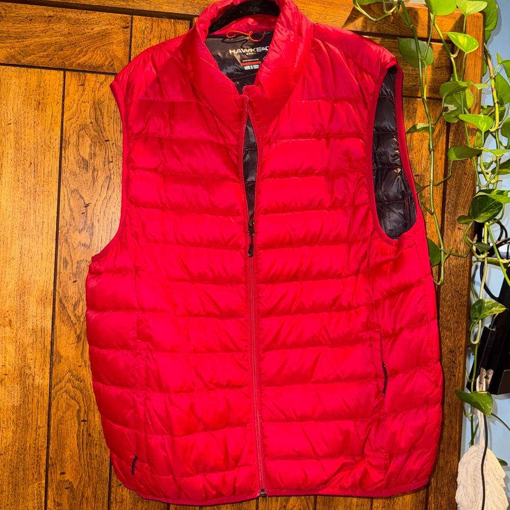 Hawke & Co Red Puffer Vest